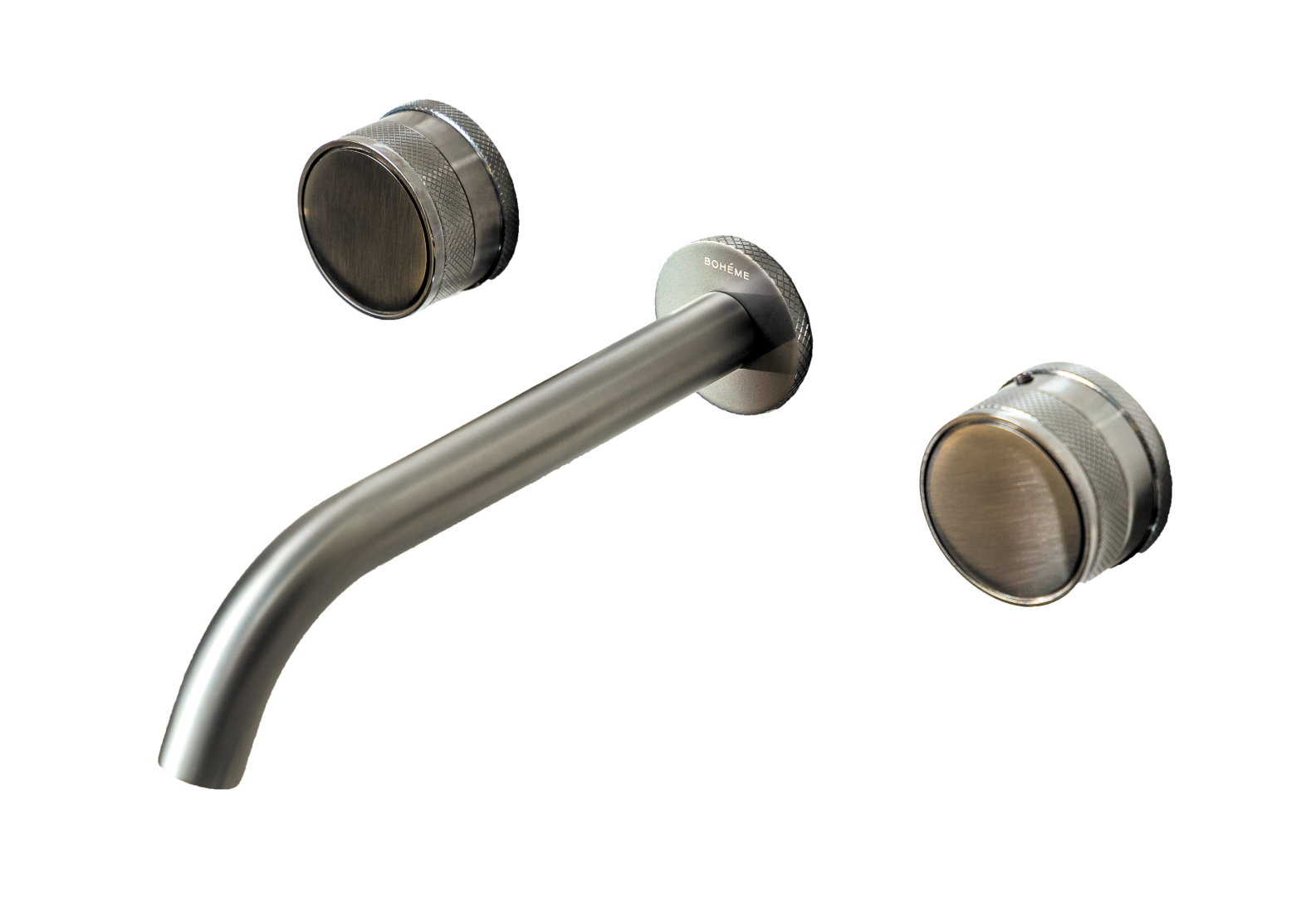 Смеситель из стены PRESTIGE на 3 отв. GUN METAL