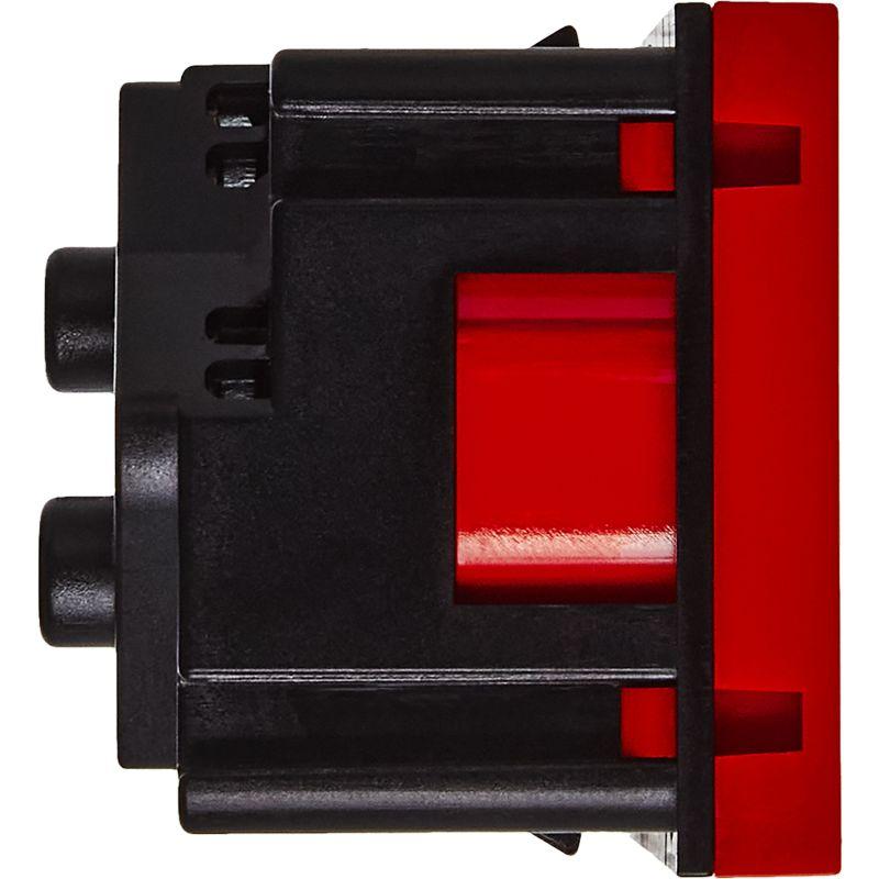 Розетка 2мод. 16А 250В 45град. с заземл. без защ. шторок винт. зажимы красн. ИЭК Leg 4525051