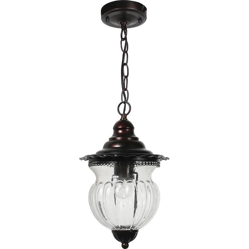 Светильник садово-парковый 60Вт 230В IP44 коричн. PL595 FERON 41172