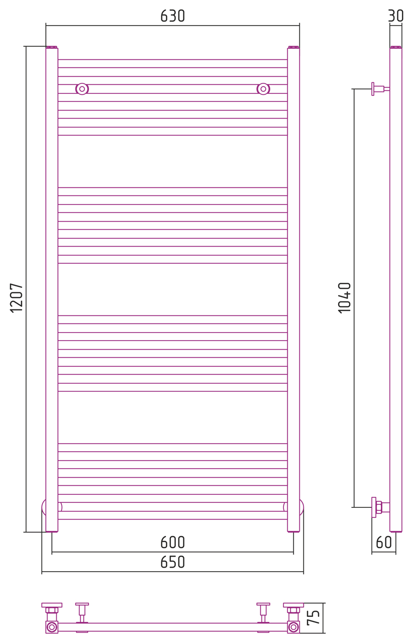 ДР МОДУС 1200х600 (Сатин) 071-0250-1260