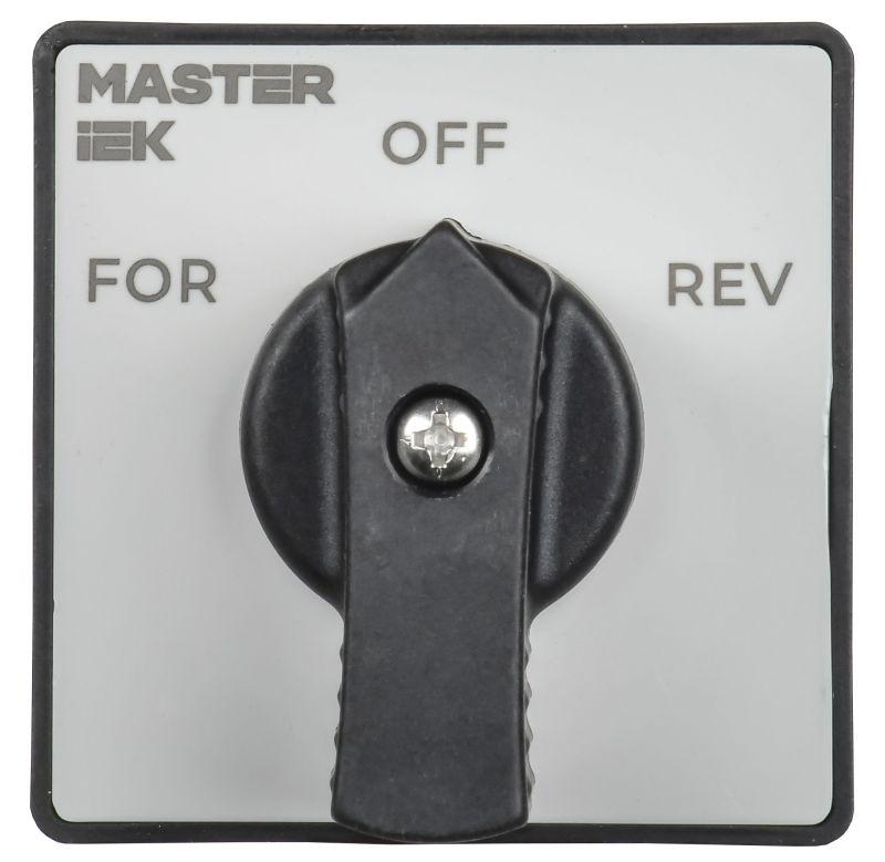 Переключатель кулачковый 10А (сх. 11) стандартная рукоятка IEK MI-CS10-010-011