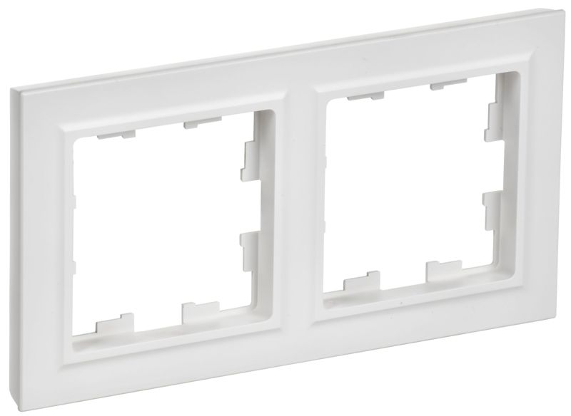 Рамка 2-м BRITE РУ-2-БрАБ арктич. бел. IEK BR-M22-K91