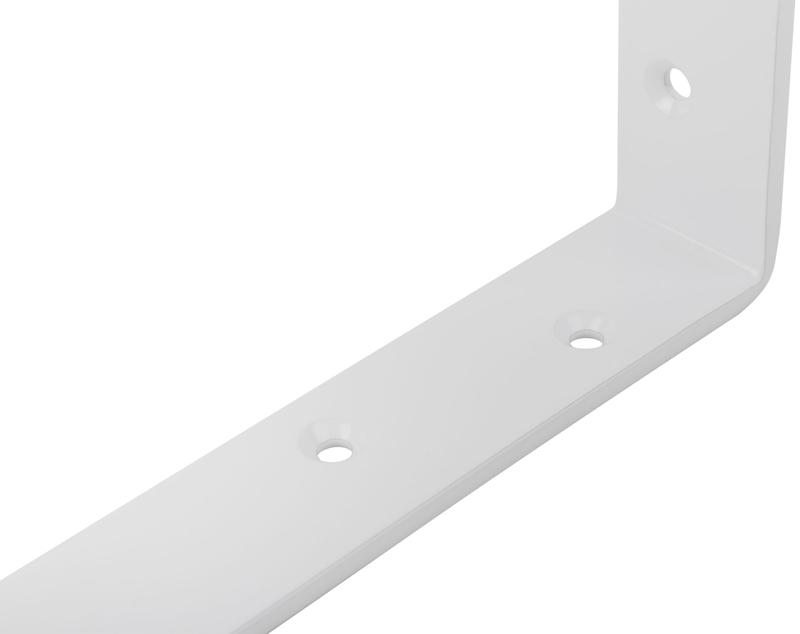 Уголок-кронштейн усиленный 300х225мм бел. КУРС 66107