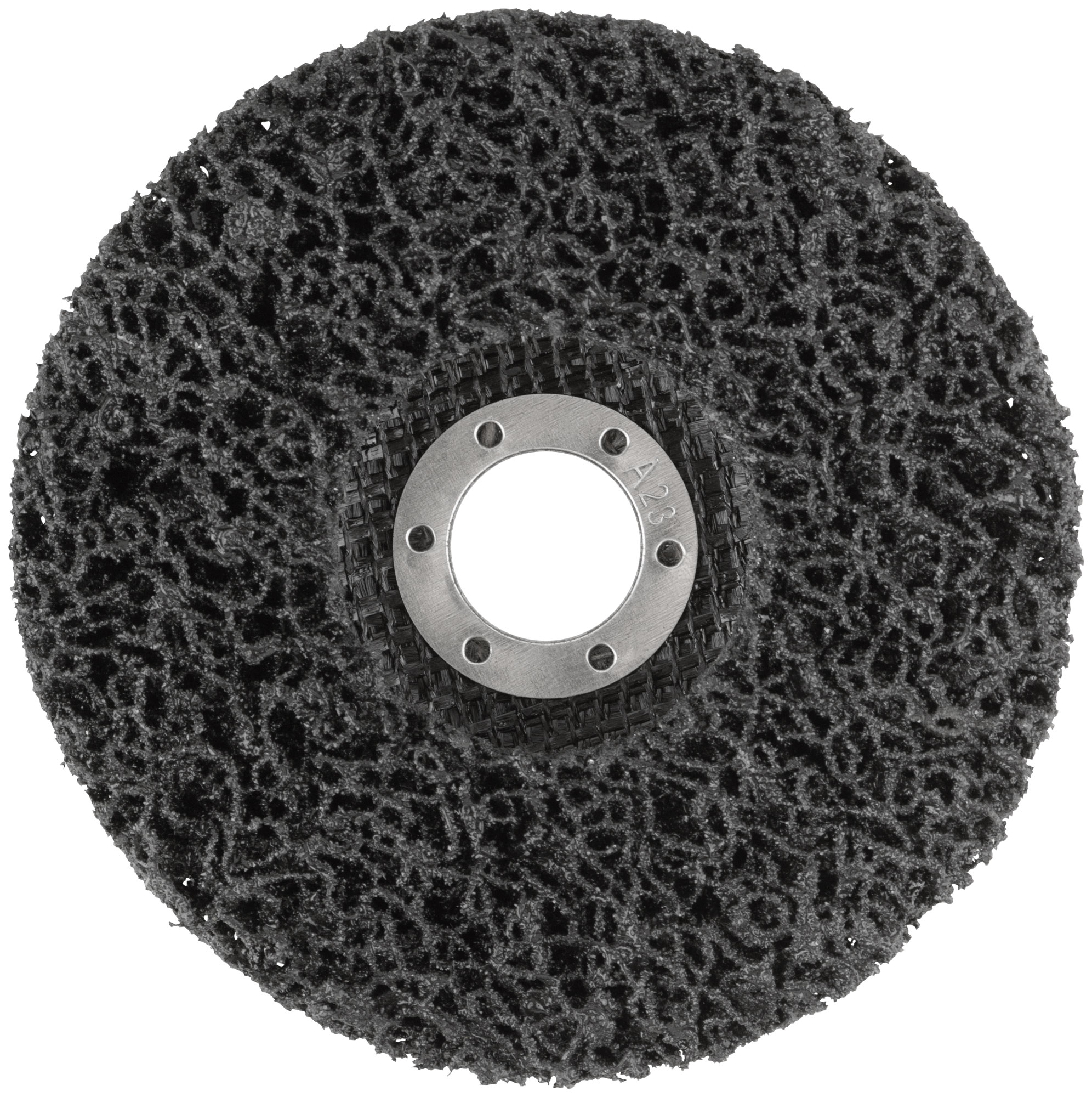 Диск зачистной полимерный, черный, посадочный диаметр 22,2 мм, 125 мм