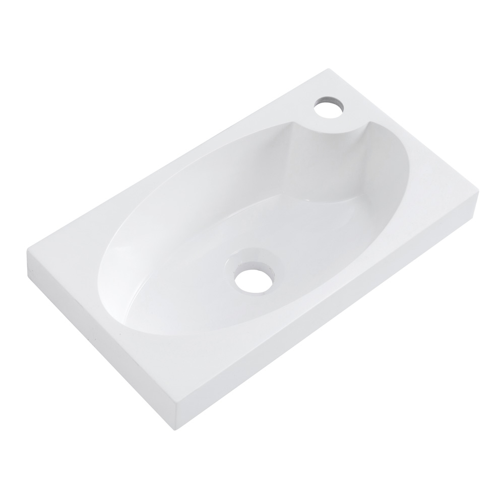 Раковина из искусственного мрамора BelBagno BB-460-PM-LVB