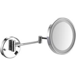 Увеличительное зеркало для ванной с led подсветкой и регулировкой, 08006.b