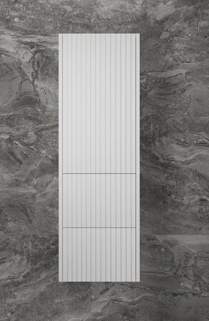 Пенал «Стокгольм» 36 см подвесной 2 ящика белый рифленый софт