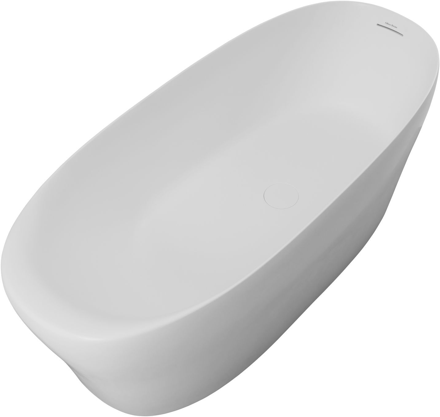 2.35002.21 KRION NEO XL Ванна Solid Stone отдельностоящая 1800*800мм слив-перелив белый мат (332246)