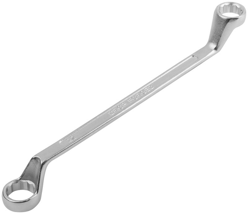 Ключ накидной "Хард" хромированное покрытие 19х22мм FIT 63619