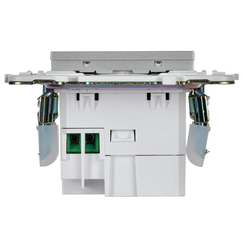 Розетка USB A+A 3.1А SKANDY SK-R15S серебр. IEK SK-U21-D31-K23