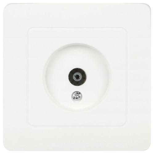 Розетка телевизионная одиночная TV СП Style 7-301-01 IP20 бел. Intro Б0060647