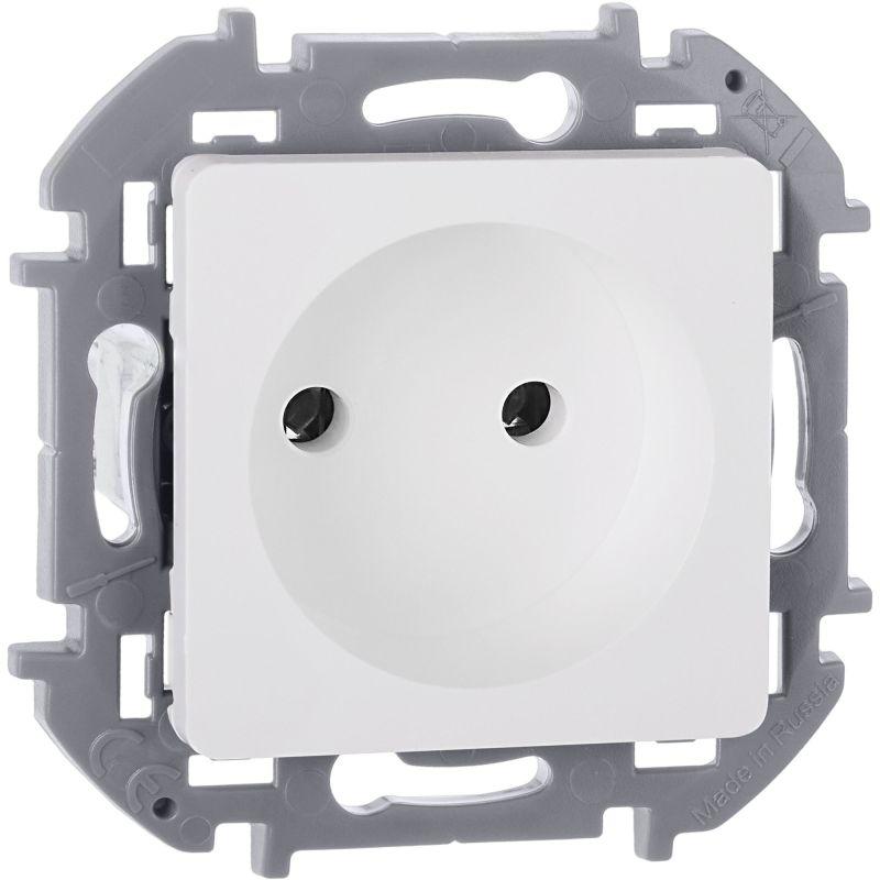 Розетка 1-м СП Inspiria 16А IP20 250В 2P механизм бел. IEK 673710