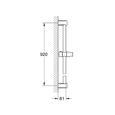 Душевая штанга Grohe New Tempesta Cosmopolitan 27522000