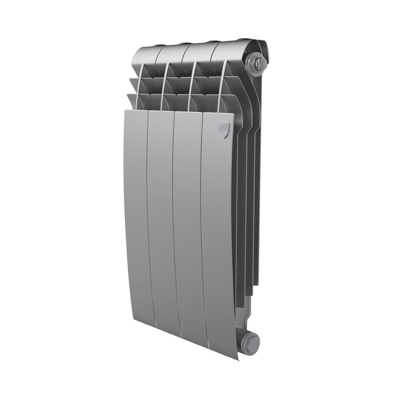 Радиатор BILINER B 500 4 секц. биметал. серебр. Royal Thermo НС-1682277