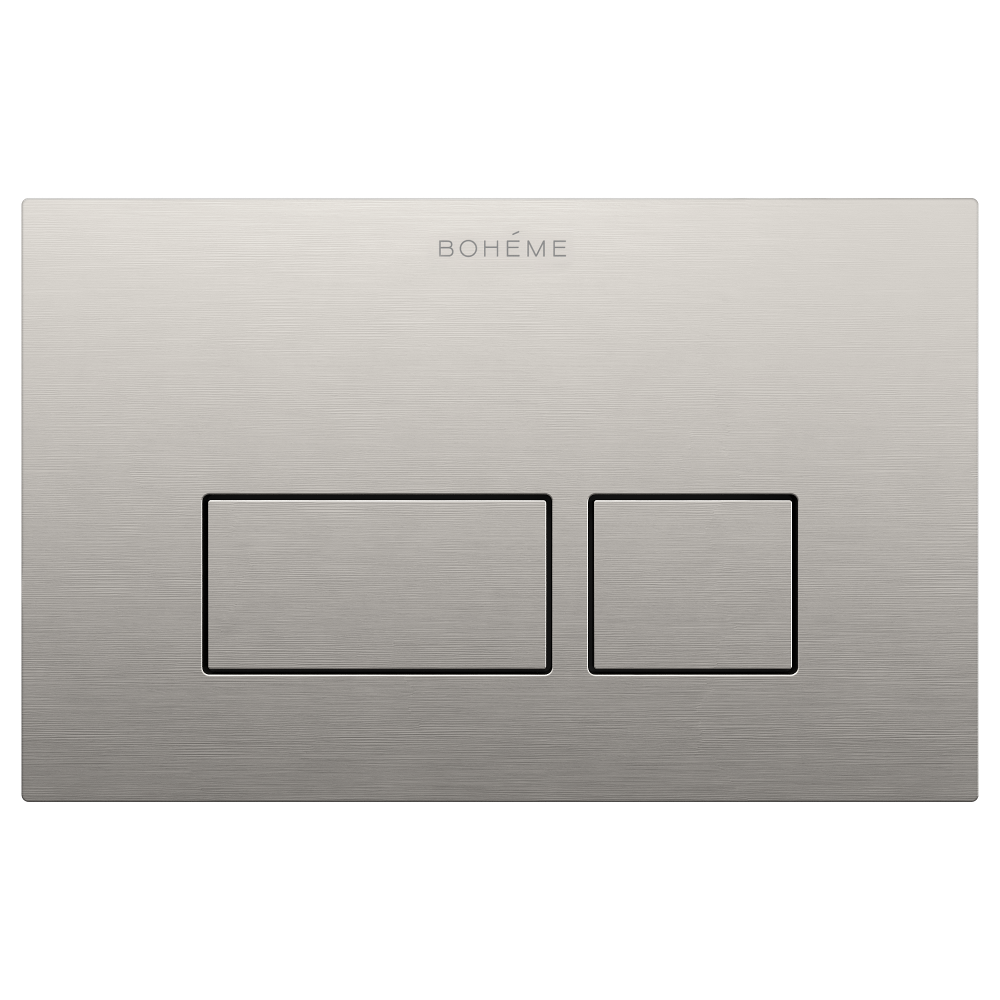 Кнопка для инсталляции Boheme, пластик Nikel Brush