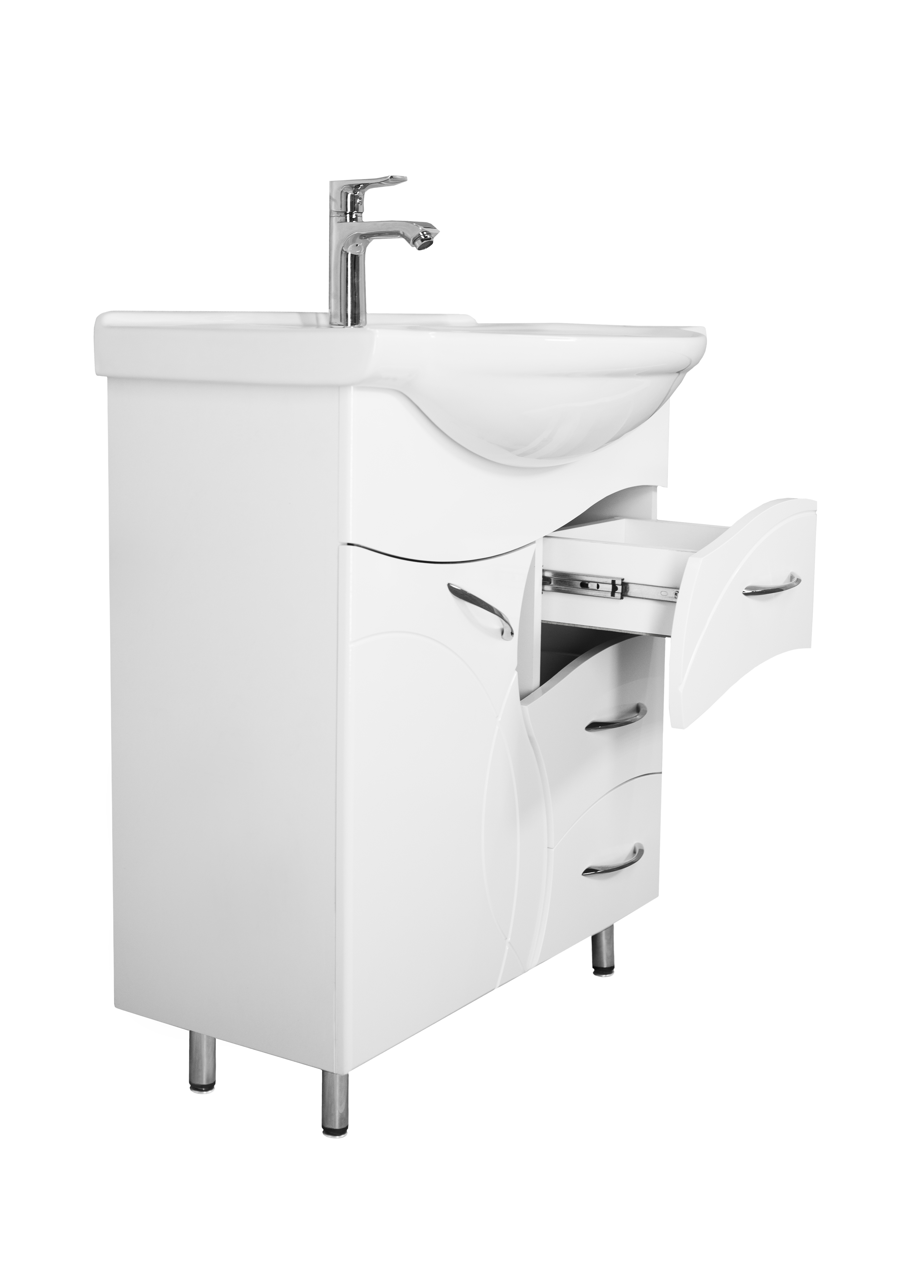 Тумба "Амелия 75" (3 ящ.) под умывальник Байкал 75