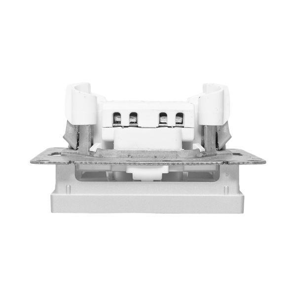 Выключатель карточный Эпика с подсветкой механизм алюм. EKF UP1-SWA-card