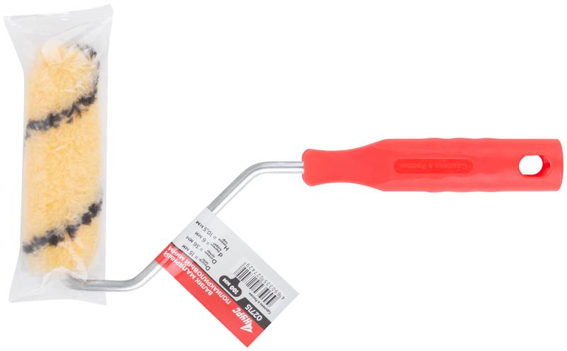 Валик "мини" "Тигр" 100мм d15/36мм ворс 105мм полиакрил. КУРС 02715