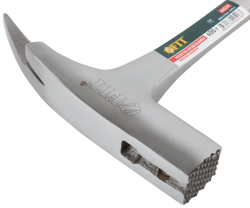 Молоток кровельщика Профи 600г цельнометал. FIT 44524