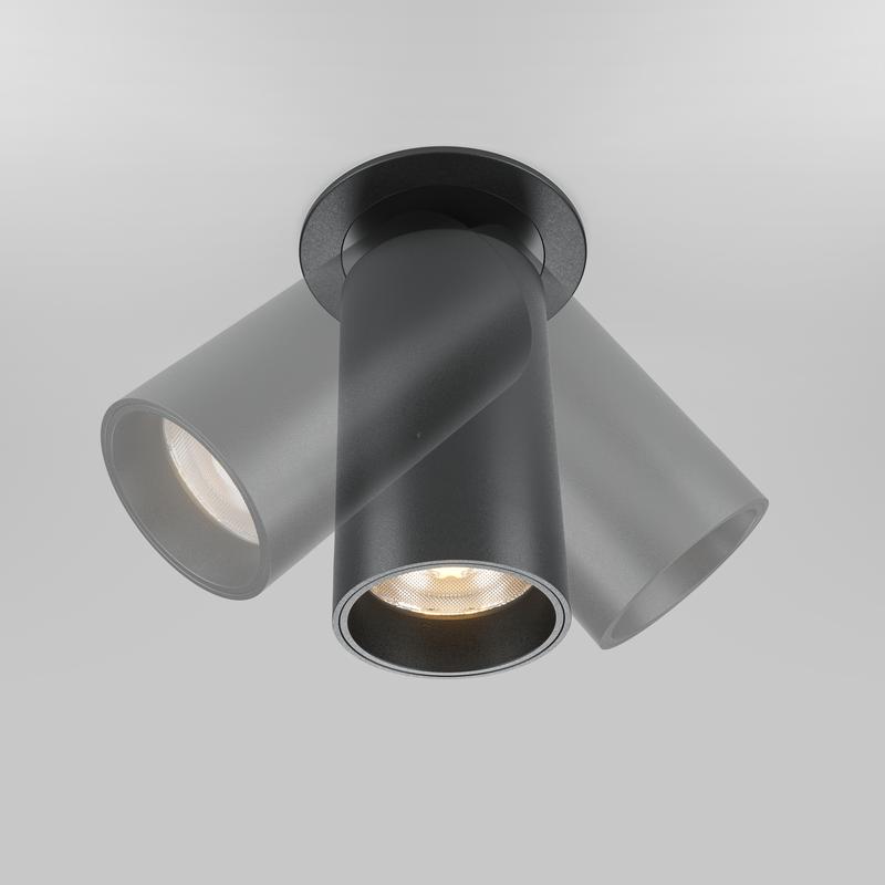 Светильник FOCUS LED 12Вт 3000К 60град. встраив. Maytoni DL125-L12-3K-B