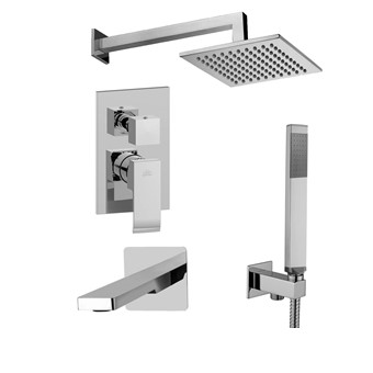 Смеситель встраиваемый для душа на 3 выхода Paffoni ELLE EL019CR/M встраиваемый на 3 выхода Хром