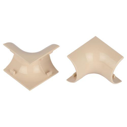 Угол для кабель-канала полукруглого внутр. 30х13мм IC-KK-30-13-B беж. (уп.2шт) Эра Б0064900