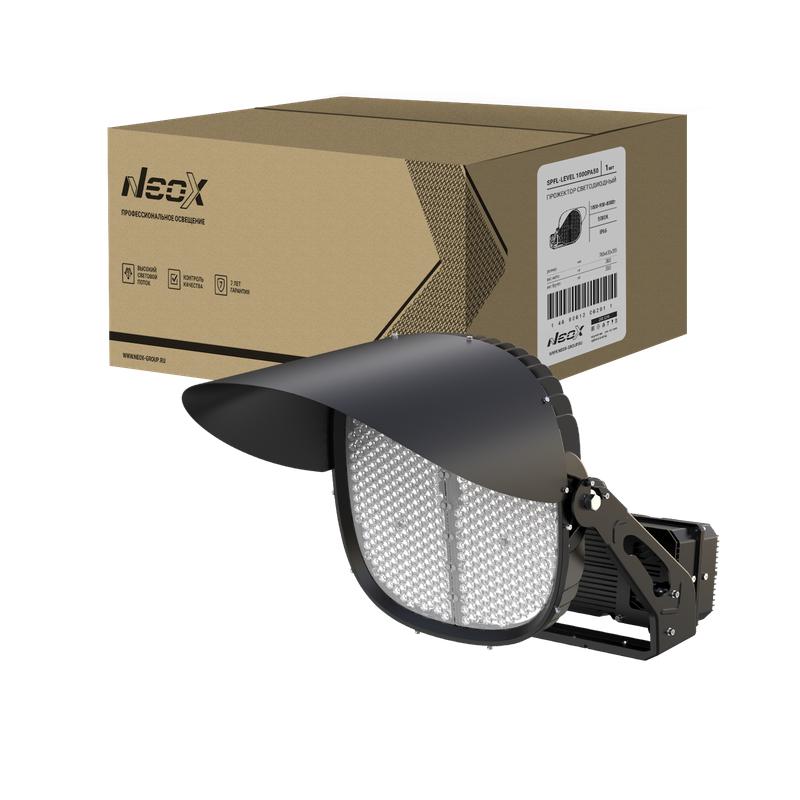 Прожектор светодиодный SPFL-LEVEL 1000PA50 1000/900/800Вт IP66 160лм/Вт 100-277В 40град. 7 лет черн. NEOX 4690612062914