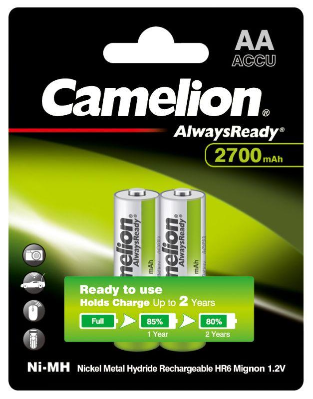 Аккумулятор Always Ready AA-2700mAh Ni-Mh BL-2 NH-AA2700BP2 1.2В Camelion 15036
