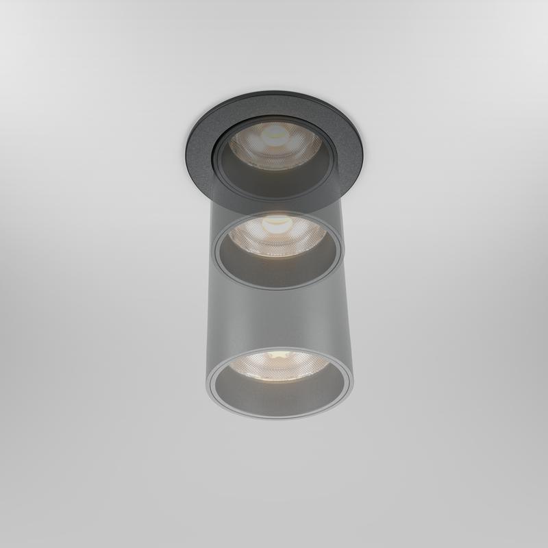Светильник FOCUS LED 12Вт 3000К 60град. встраив. Maytoni DL125-L12-3K-B