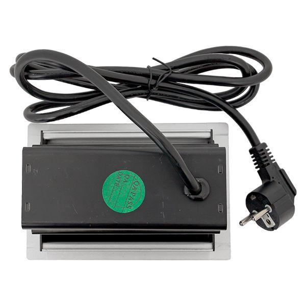 Лючок встраиваемый настольный 4 модуля C-Line EKF cl-vnl-4-s