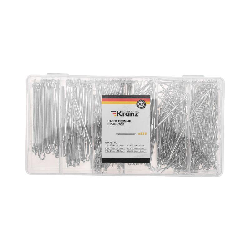 Набор прямых шплинтов (555шт/уп) Kranz KR-01-3101-16