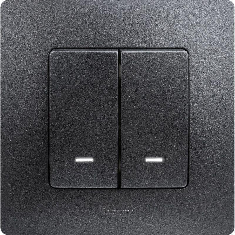 Рамка 1-м Etika антрацит IEK 672581