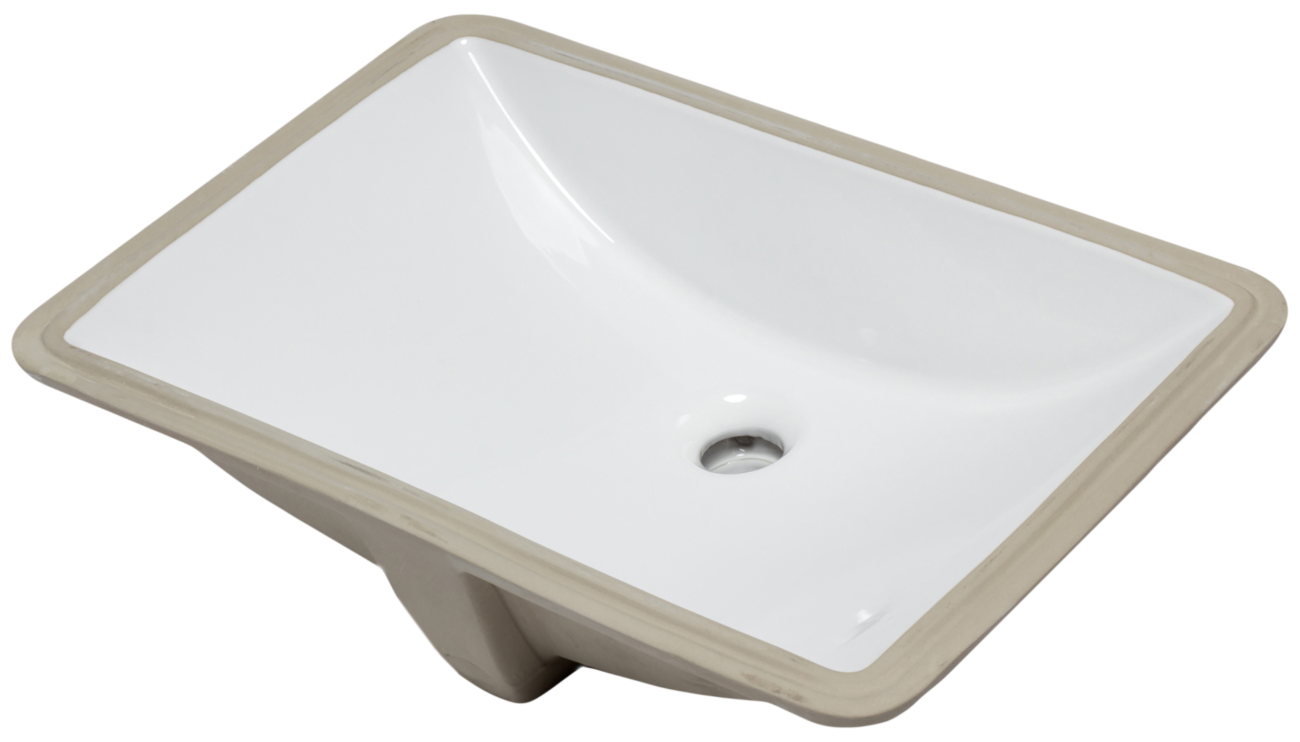 Раковина Gid Yj833 71153 встраиваемая снизу белая 61x39x19