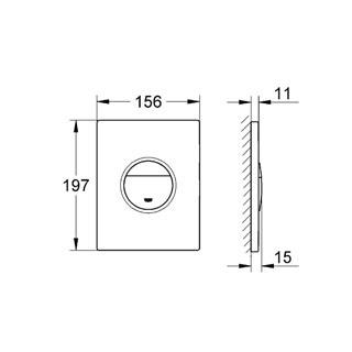 Кнопка смыва Grohe Nova Cosmopolitan 38847LI0