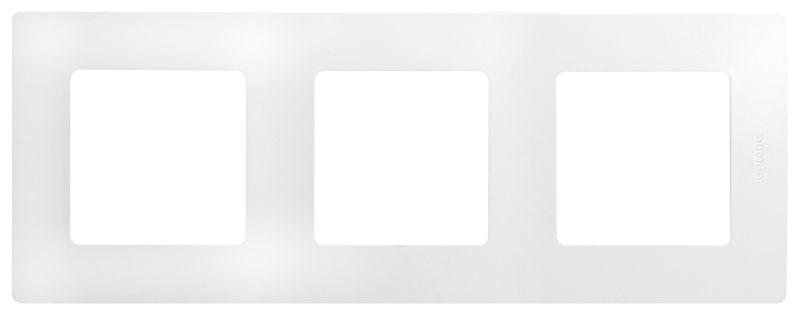 Рамка 3-м Etika бел. IEK 672503