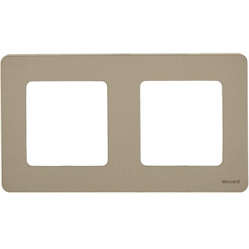 Рамка 2-м Inspiria шампань IEK 673948