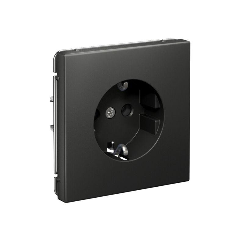 Розетка ArtGallery 16А с заземл. быстрозажим. клем. механизм базальт SE GAL001443S