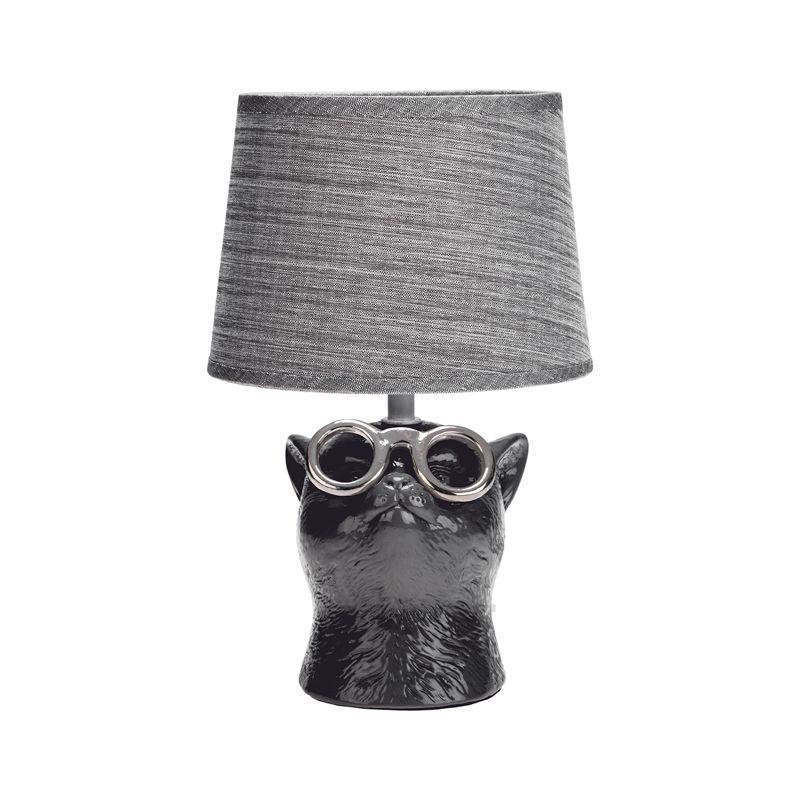 Светильник декоративный "Кот в очках" Е14 40Вт черн. Rexant 603-1034