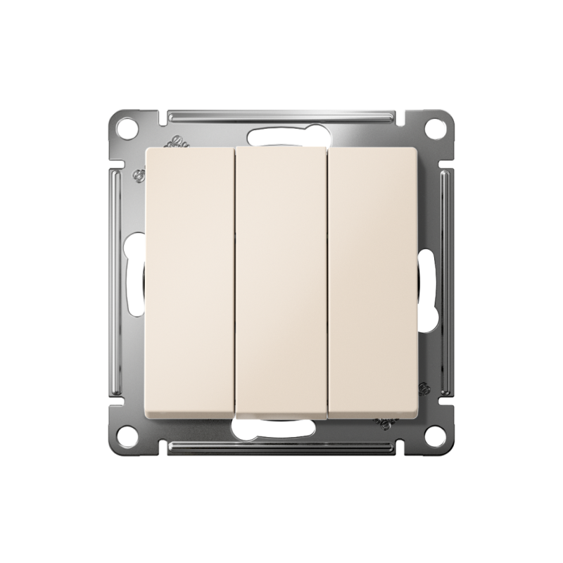 Выключатель 3-кл. СП AtlasDesign 10А IP20 (сх. 1+1+1) 10AX механизм беж. SE ATN000231