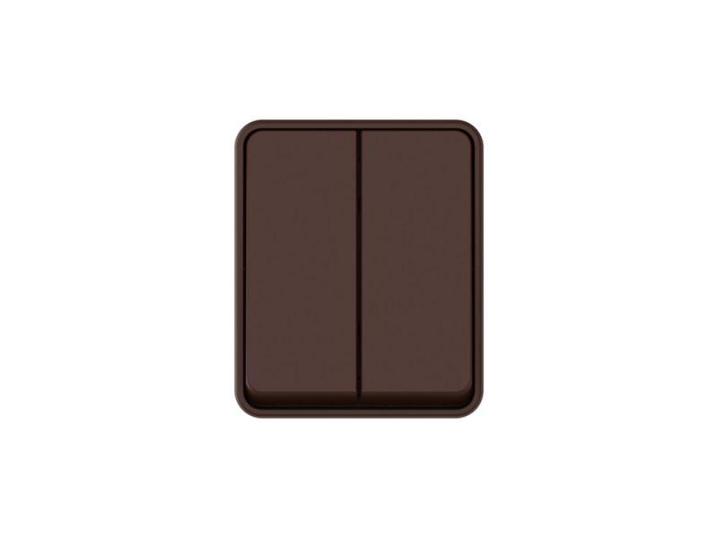 Выключатель 2-кл. ОП AtlasDesign PROFI IP54 10AX корич. SE ATN546051