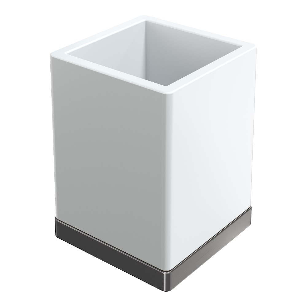 Стакан настольный Qubic Gun Metal