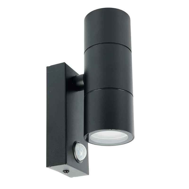 Светильник садово-парковый 220хH0713 черн. с датчиком освещенности/движения (на стену) FERON 51964