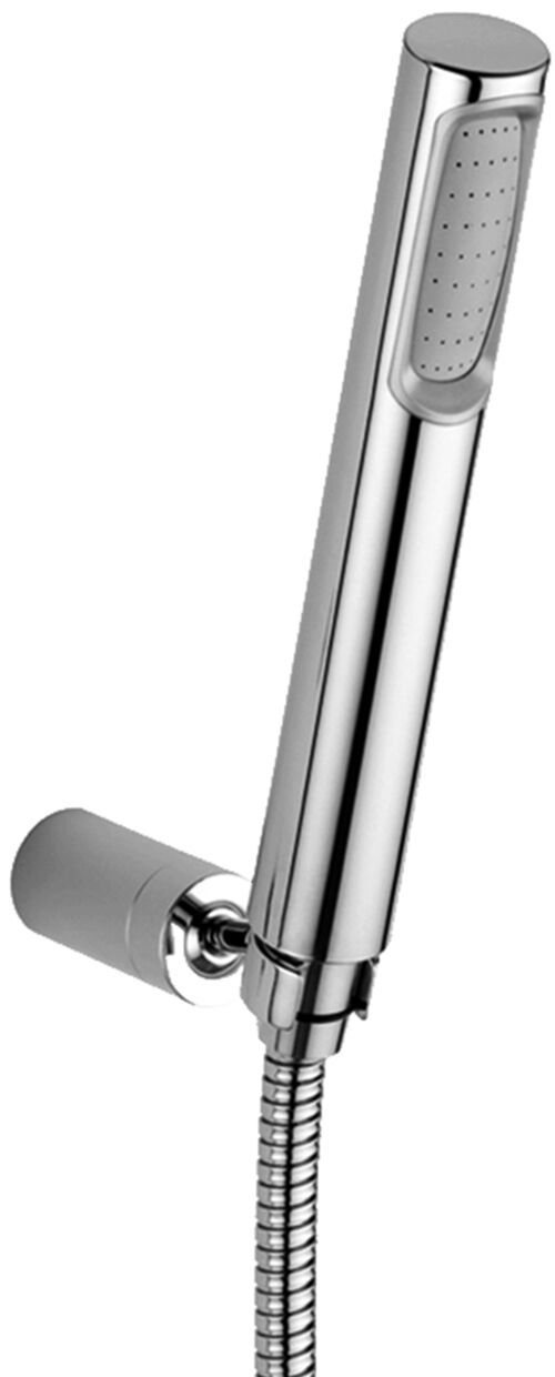 Набор душ ручной+крепление из металла, шланг 1500мм металл , душ из ABS модель BIRILLO, Цвет хром