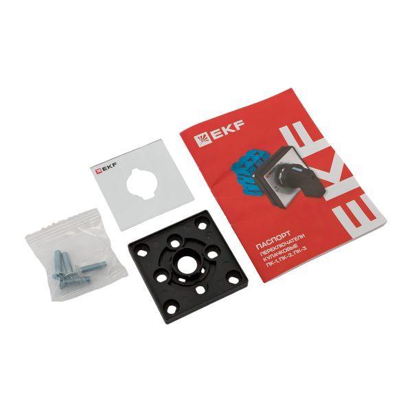 Переключатель кулачковый ПК-1-43 3п 63А "1-0-2" IP65 EKF pk-1-43-63-65