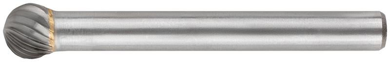 Шарошка карбидная профи штифт 6мм сферическая FIT 36593