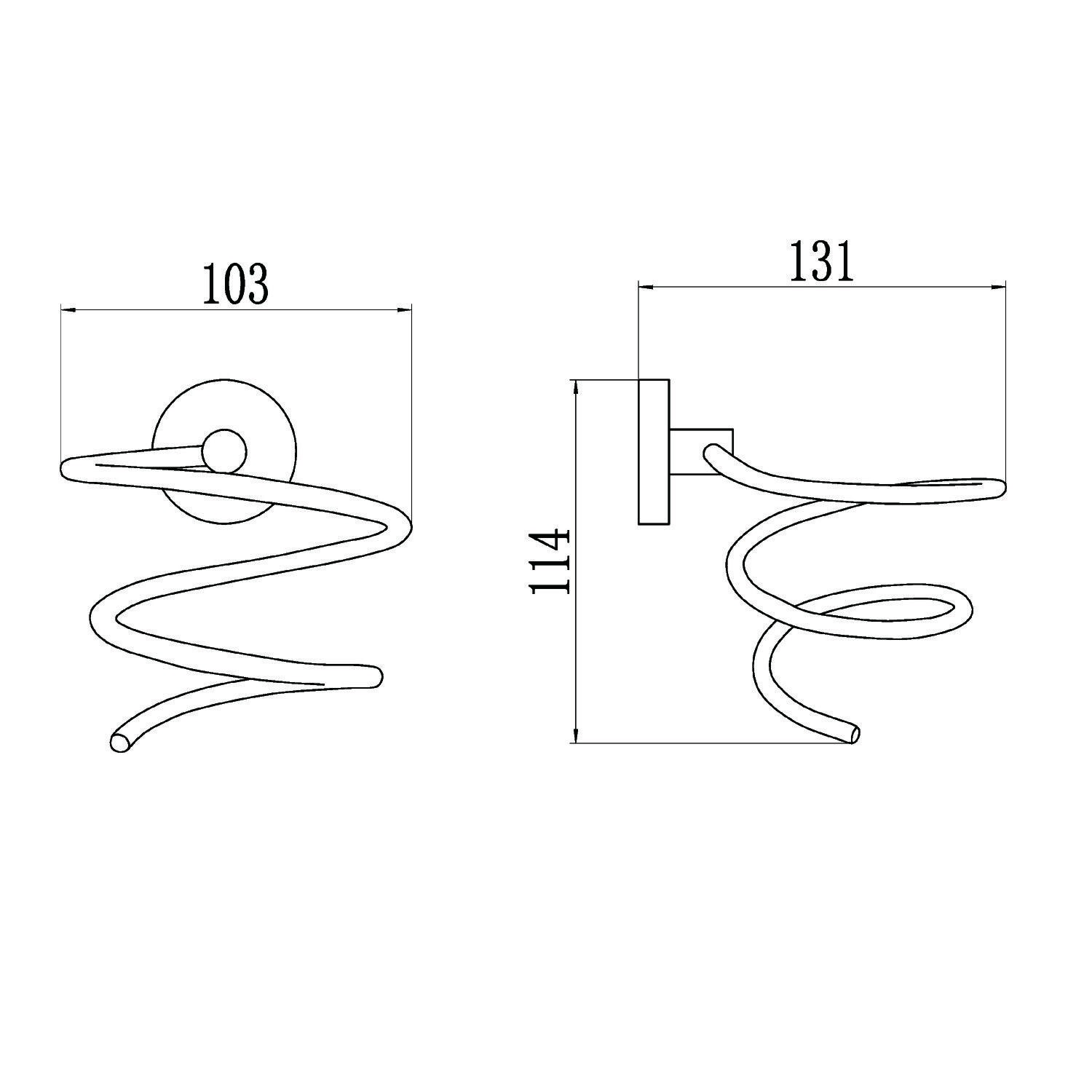 Держатель для фена Savol S-008755, хром