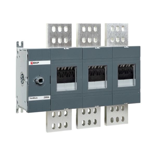 Рубильник 3п 2000А без рукоятки управления TwinBlock EKF tb-s-2000-3p
