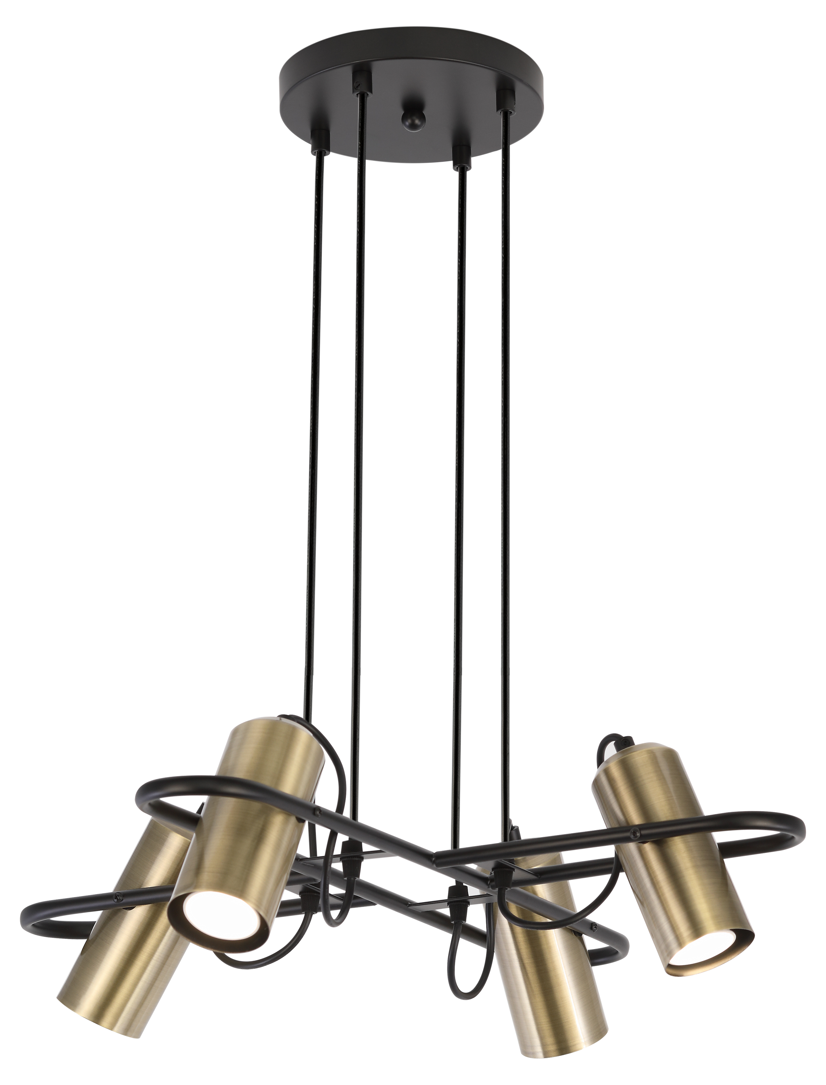 Светильник подвесной (подвес) Elfriede 3101-304 4 * GU10 25 Вт модерн потолочный