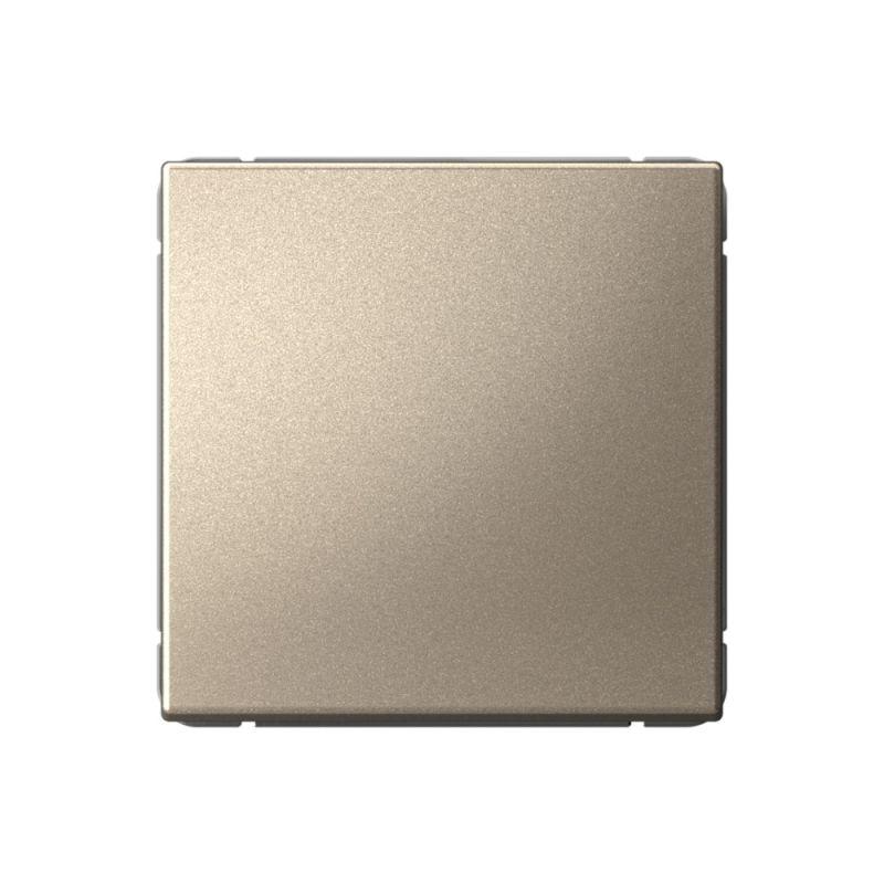 Выключатель кнопочный 1-кл. ArtGallery быстрозажим. клем. механизм шампань SE GAL000515S