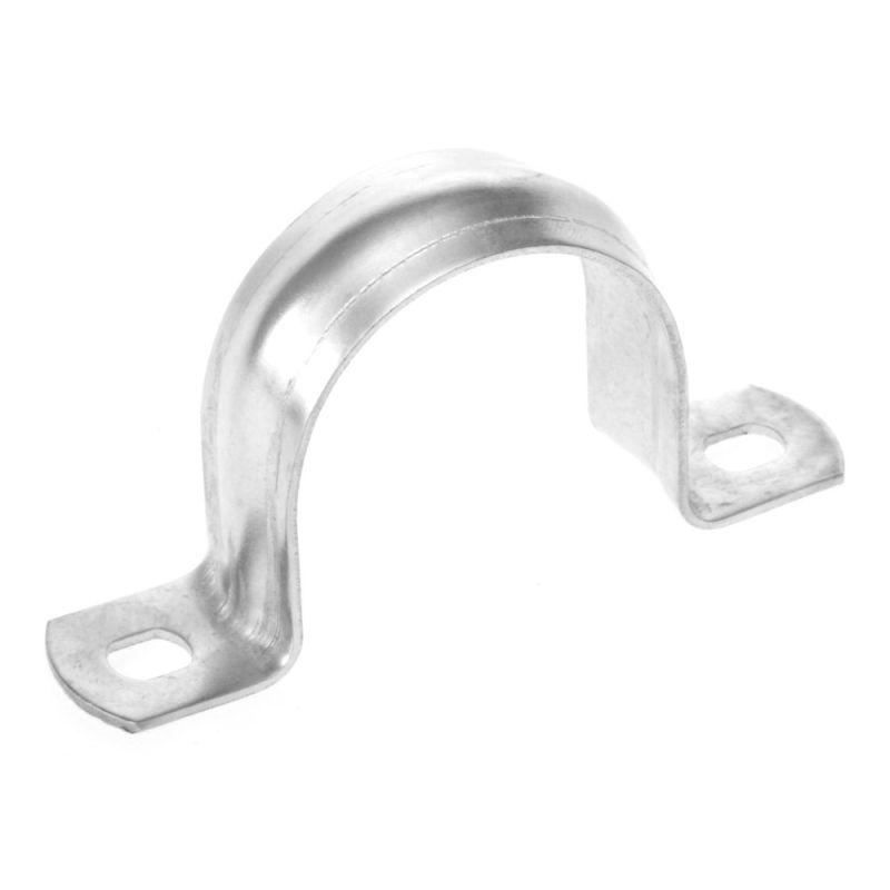 Скоба крепежная двухлапковая СМД d63-65мм метал. (уп.50шт) Промрукав PR08.2662